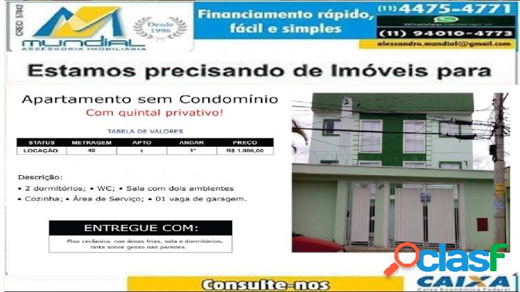 Kitnet - Aluguel - Santo André - SP - Vila Príncipe de