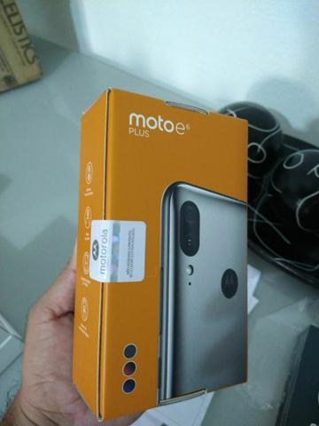 Moto E6 plus caixa lacrada nota e garantia de 1 ano