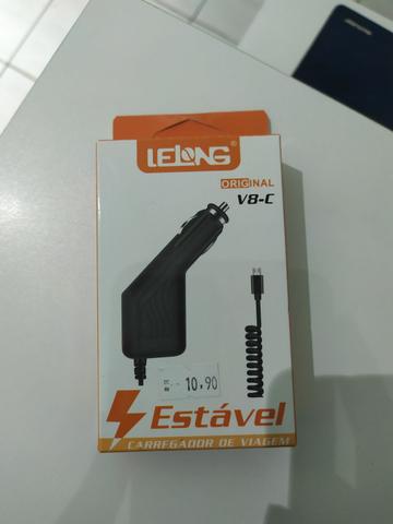 Novo Carregador Celular Veicular Tipo C