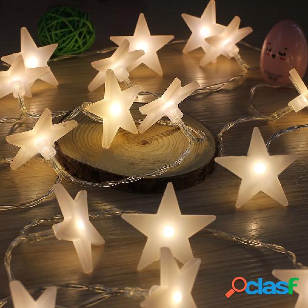 3M 30 LED Frosting Star String Lights LED Fairy Lights for