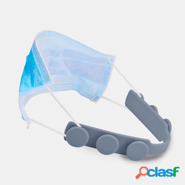 4pcs Silicone Slots Face do gancho para orelha Máscara