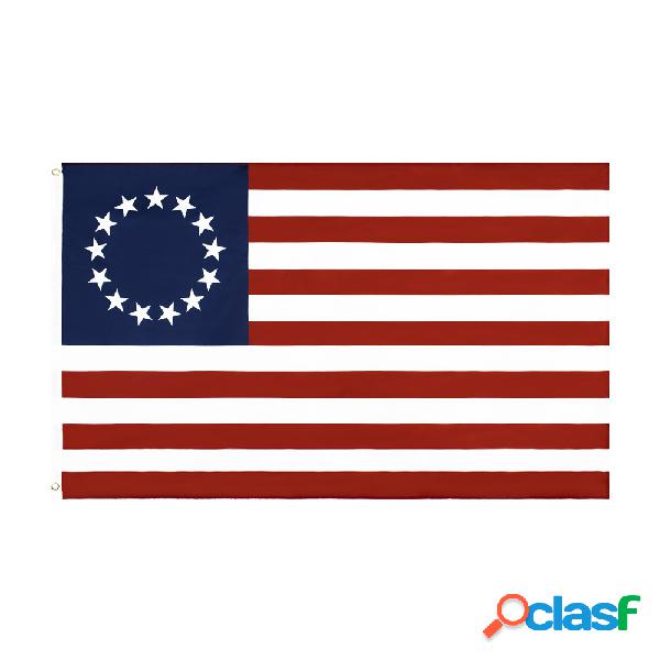 90x150cm Bandeira Americana Bandeira EUA Linha Azul Bandeira