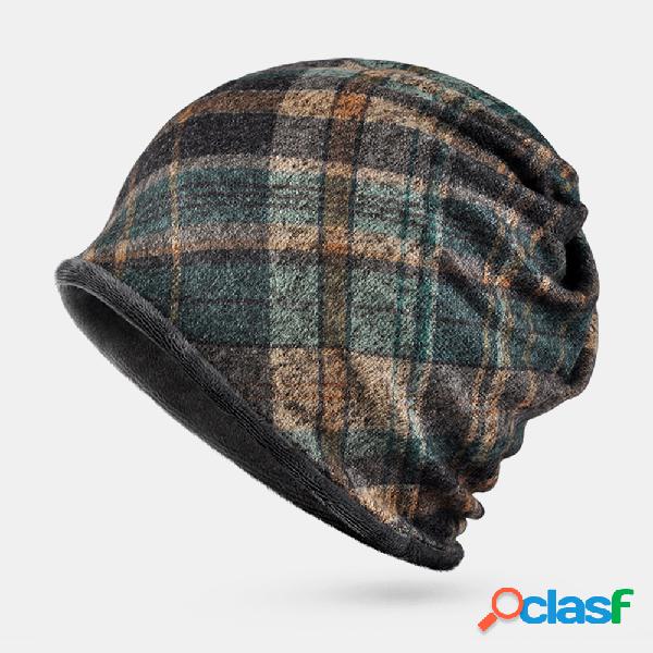 Babete feminino para uso duplo Moda xadrez Soft Proteção