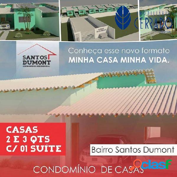 CASA EM CONDOMÍNIO NO BAIRRO SANTOS DUMONT