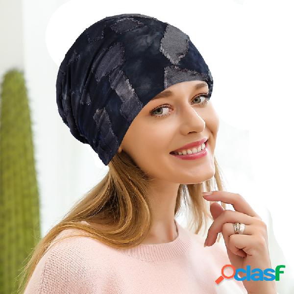 Camuflagem das mulheres Algodão Gorro Chapéu Do Vintage