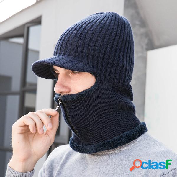 Chapéu Terno de duas peças para gorro de veludo ao ar