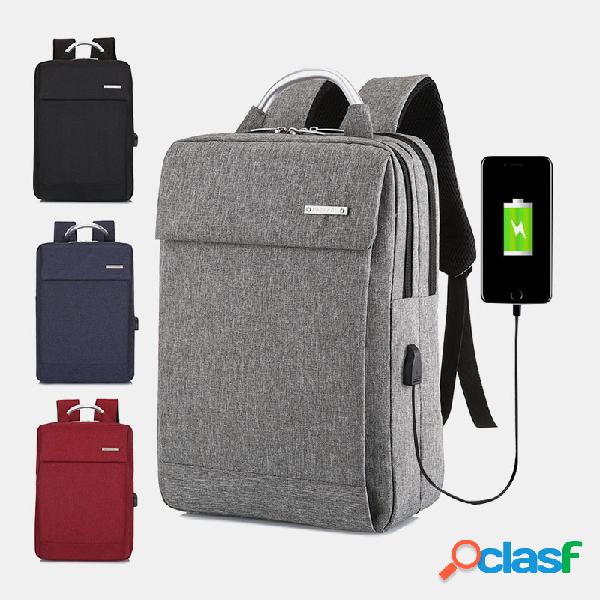 Classic Negócios Mochilas 17L Capacidade Estudantes Laptop