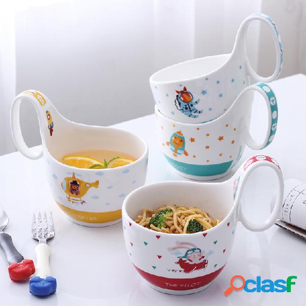 Copo Animal Cósmico Tigela Cerâmico Caneca De Leite De