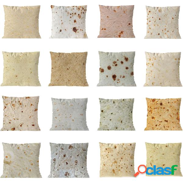 Criativo México Burritos Impresso Linho Soft Capa de