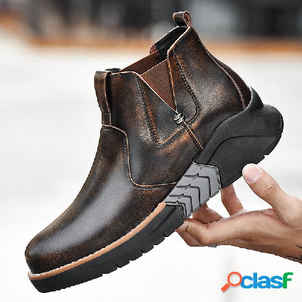 Deslizamento elástico estilo vintage para homens ao ar