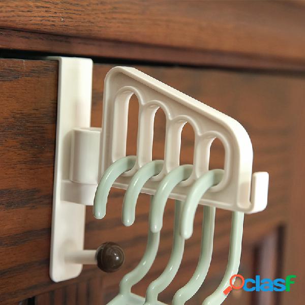 Door Clothes cabide Rack Criativo sem pregos Porta Coat Rack