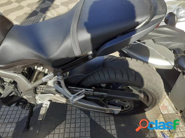 HONDA CB 650F CINZA 2015 650 GASOLINA