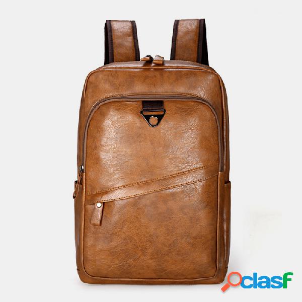 Homens Mulheres Mochila Sólida Multifuncional de Grande
