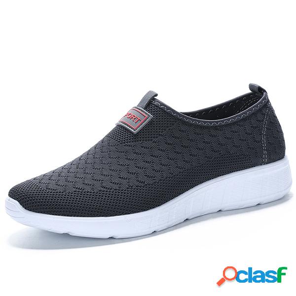 Homens malha tecido respirável Soft esporte executando