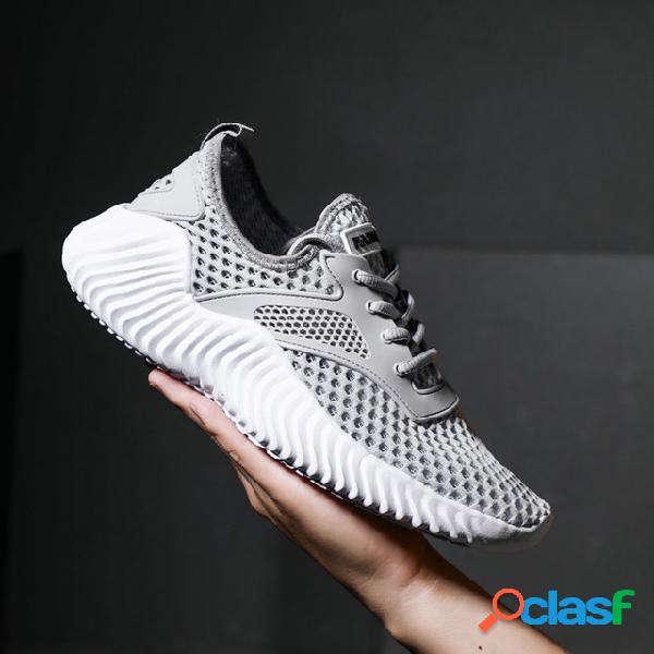 Ji Fei Malha Sapatos de Esportes Dos Homens de Peixe Casual