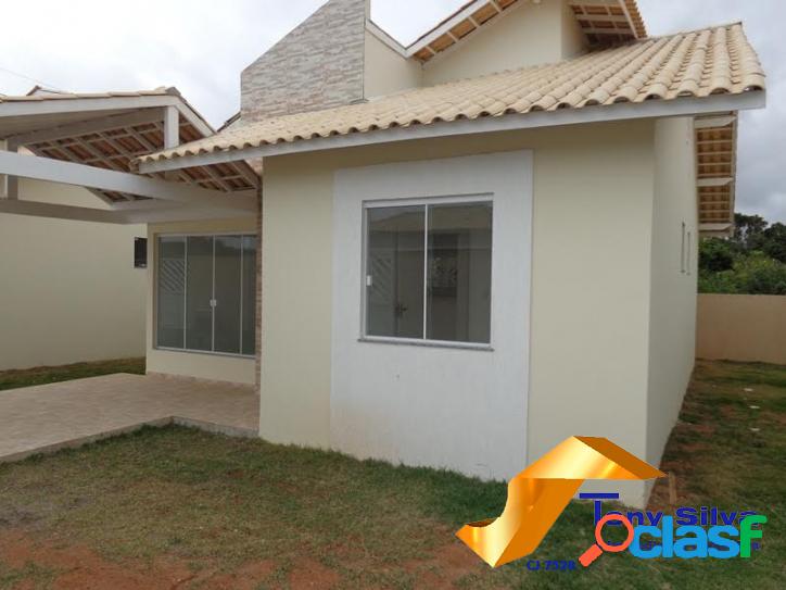 Linda Casa Linear 2 quartos Independente em Cabo Frio