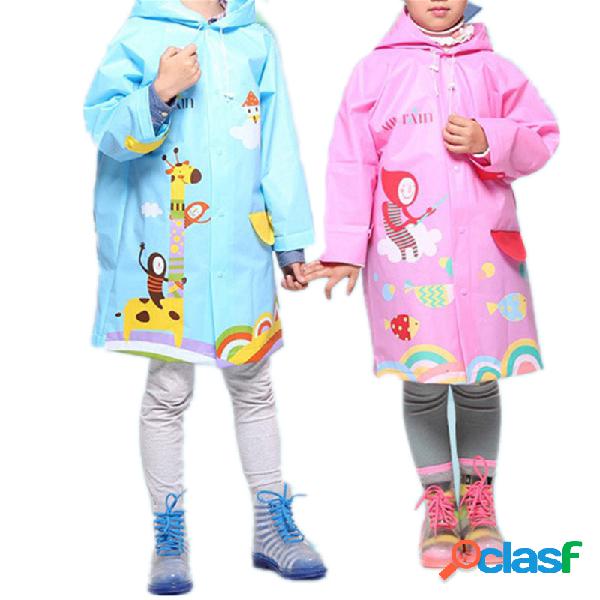 Meninas dos meninos e meninos dos desenhos animados Colorful
