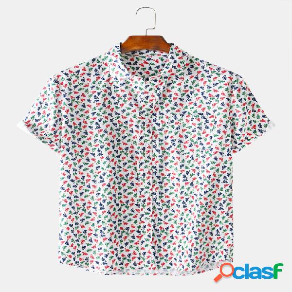 Mens engraçado pequenas bananas imprimir camisas de grife