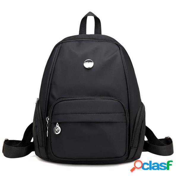 Mulheres Waterproof Oxford Backpack Travel Casual Grande