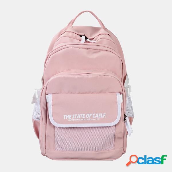 Mulheres de viagens casuais de grande capacidade Mochilas