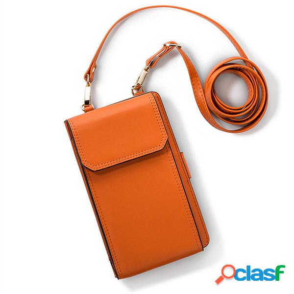 Mulheres multi-funcional 5.5inch telefone sacos carteira