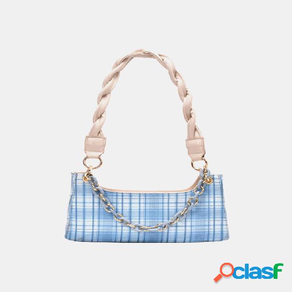 Ombro de cadeia de grade de mulheres Bolsa