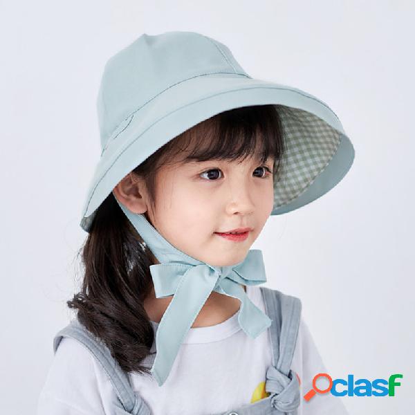 Pescador elegante Chapéu Plaid Sun Chapéu