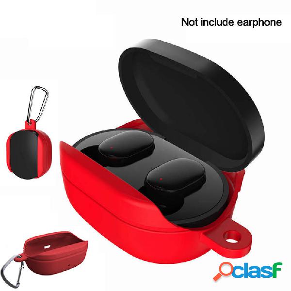 Proteção portátil Silicone Caso Armazenamento de fone de