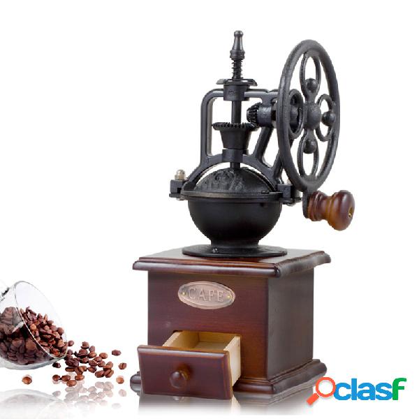 Rodas De Madeira Manual Moedor De Café Núcleo De Cerâmica
