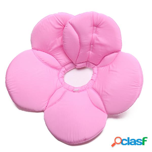 Rosa macia esponja flor forma cat dog collar pet elizabeth