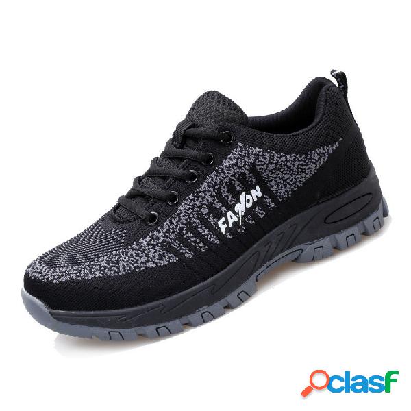 Sapatos de segurança antiderrapantes à prova de furos