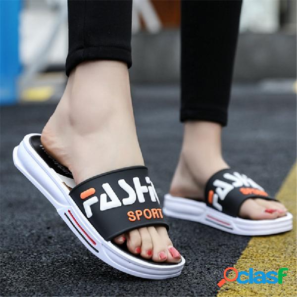 Slides Moda feminina Soft Chinelos inferiores