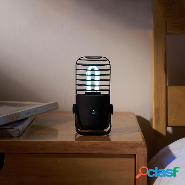 Smartda Lâmpada Esterilizador Preta Portátil UV + Tubo de