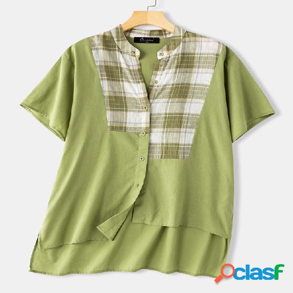Tamanho assimétrico Camisa da luva Plus do suporte dos
