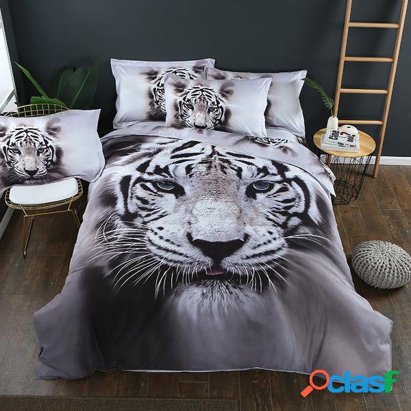 Tigre Duvet Doona Quilt Cover Set Queen Size Animal Cama