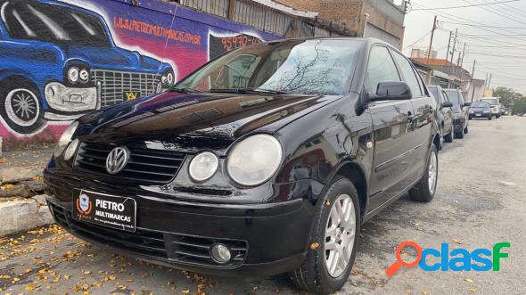 VOLKSWAGEN POLO SED.SED. COMF. 2.02.0 FLEX 8V 4P PRETO 2004