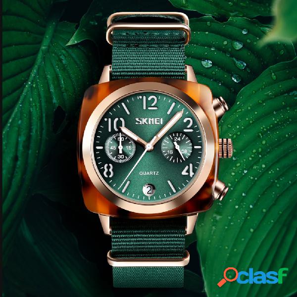 Único Design multi-dial luminosa impermeável mulheres
