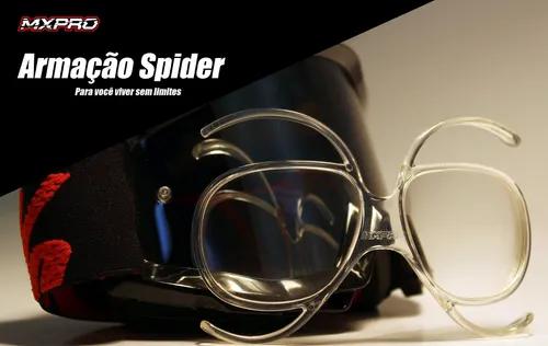 Armação P/ Óculos Off-road - Armação Mxpro Spider