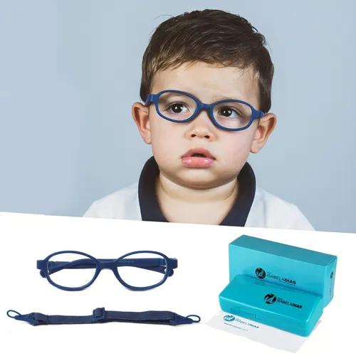 Armação Óculos Infantil Tipo Miraflex Elástico 0a3 Anos