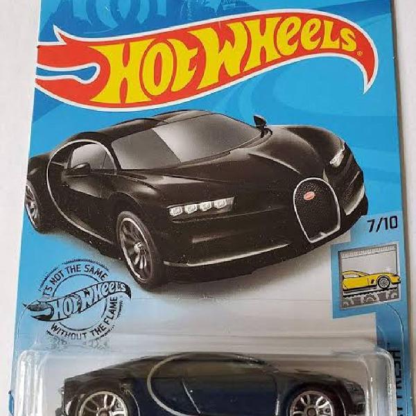 Bugatti Chiron Preta Hot Wheels