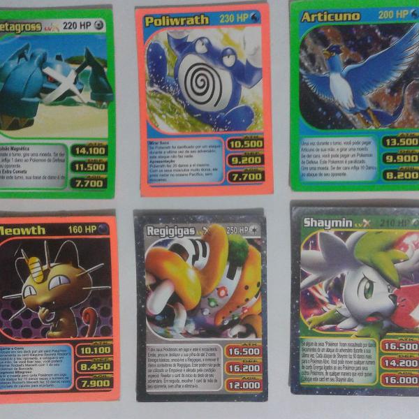 Card Pokémon Platinum - lote com 6 cartas