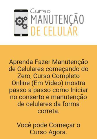 Curso de manutenção de celular