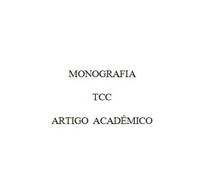 Monografia, TCC, Artigo ou Trabalho Acadêmico