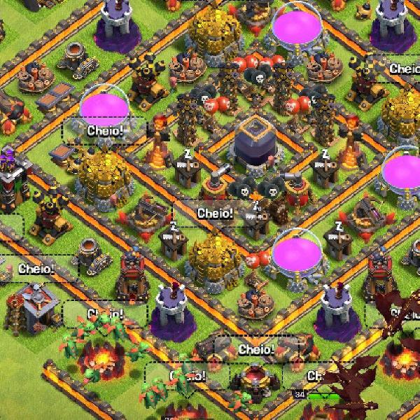 Vila Clash of Clans CV 10 Full