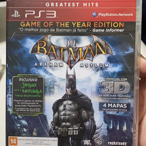 jogo ps3 batman arkham asylum