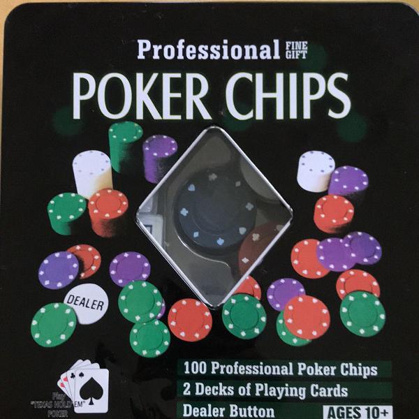 poner chips professional com dealer button