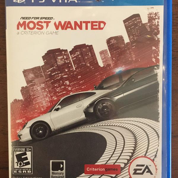 psvita- need for speed most wanted