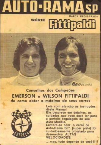 Autorama alta rotação anos 70 do Emerson Fittipaldi