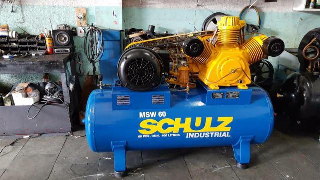 Compressor Schulz 60 pés 400 litros industrial