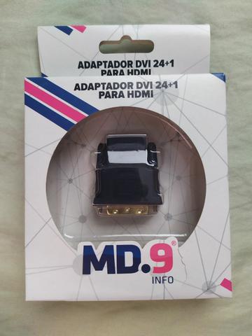 Conector adaptador de vídeo DVI D para HDMI